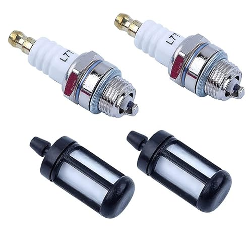 JUIYU Kit de velas de ignição de filtro de combustível para pátio, gramado e jardim para MS170 MS180