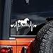 Horse Running heartbeat lifeline *I224* 8" wide Sticker decal horses saddle