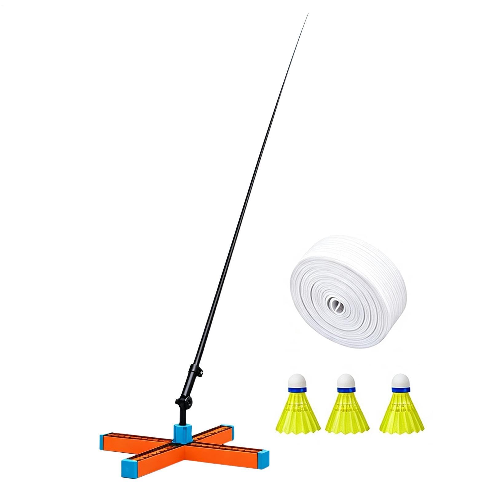 Attrezzo Da Allenamento Badminton Strumento Auto-Esercizio Rimbalzo | Set Badminton Pratica Singola Per Uomini Donne Adolescenti Bambini Principianti Appassionati Interno e Esterno