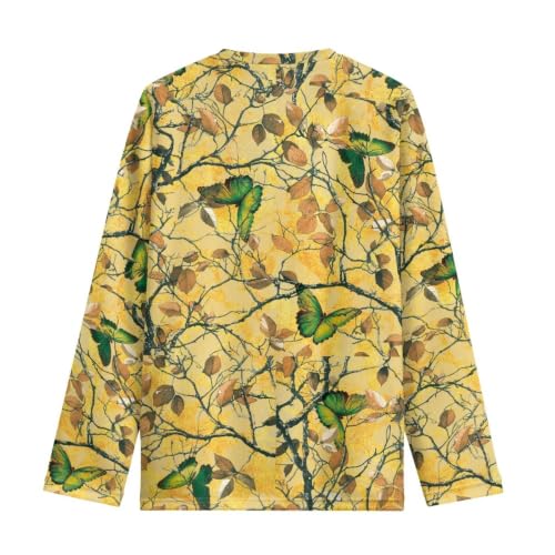 Image of Long Sleeve Shirts for Girls Casual Crewneck Tops Fall Winter Outfits for 3-16 Years Old