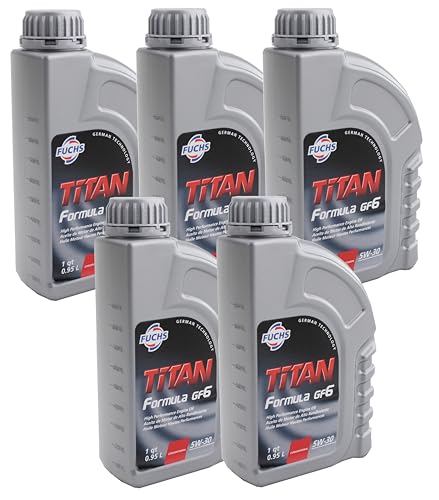 Aceite para motor Fuchs TITAN FORMULA GF-6 5W-30 5 x 1Qt miniatura 1