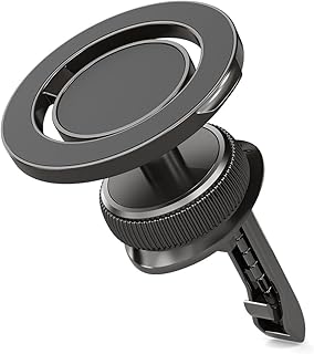 حامل موبايل للسيارة من فاشون مانيا لموبايل آيفون 16 برو ماكس/ جالاكسي S24 الترا، يدعم تقنية ماج سيف المغناطيسية للسيارة، حامل موبايل دوار 360 درجة