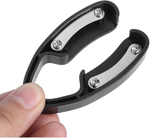 Miniatura 6 de Fdit Abridor de botellas de vino fácil cortador de papel de hoja para botellas de vino abrebotellas de estaño (negro))