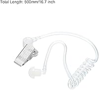 Vista 2 de MECCANIXITY Auricular Agent Secret - Auricular de repuesto para auriculares de audio de radio de 2 vías, paquete de 2