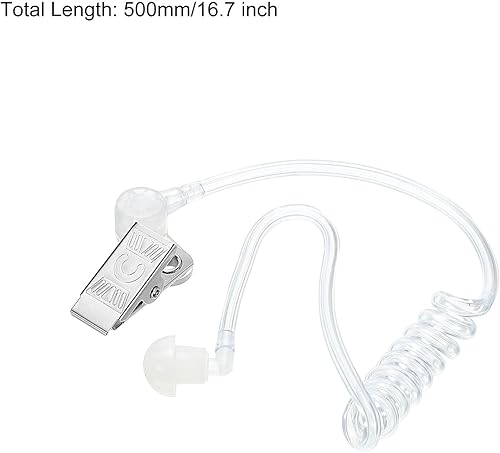 Miniatura 2 de MECCANIXITY Auricular Agent Secret - Auricular de repuesto para auriculares de audio de radio de 2 vías, paquete de 2