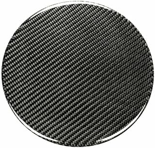Carbon Fiber Door Gas Cap Fuel Tank Cover Trim Fit for Nissan 350Z 2003-2009 Carbon Fiber Exterior Protective Cover