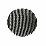 Carbon Fiber Door Gas Cap Fuel Tank Cover Trim Fit for Nissan 350Z 2003-2009 Carbon Fiber Exterior Protective Cover