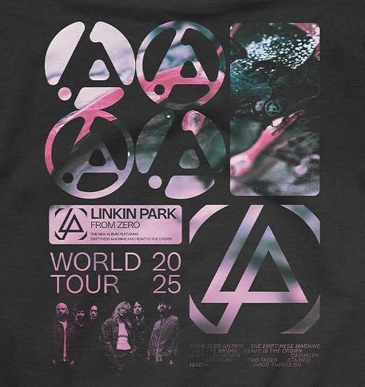 Linkin Park unisex-adult Official Merch Linkin Park from Zero Quad Cover Hoodie - Image 4