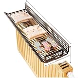 Structure ajourée optimisée : le design amélioré des lattes permet à la chaleur de monter efficacement, maintenant la performance du radiateur tout en séchant les vêtements ou en chauffant les serviettes.