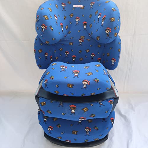 moon bebe Funda para Cybex Pallas, Silver Pallas Fix y Pallas 2 Fix Azul(Azul)