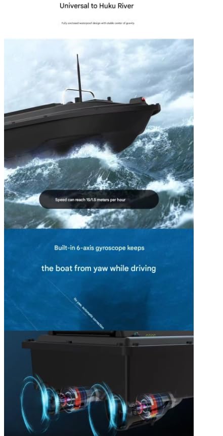 D16 przynęta o wysokiej wydajności RCFishingBaitBoat 500 mRange FishFinder RemoteControl Łódź rybacka