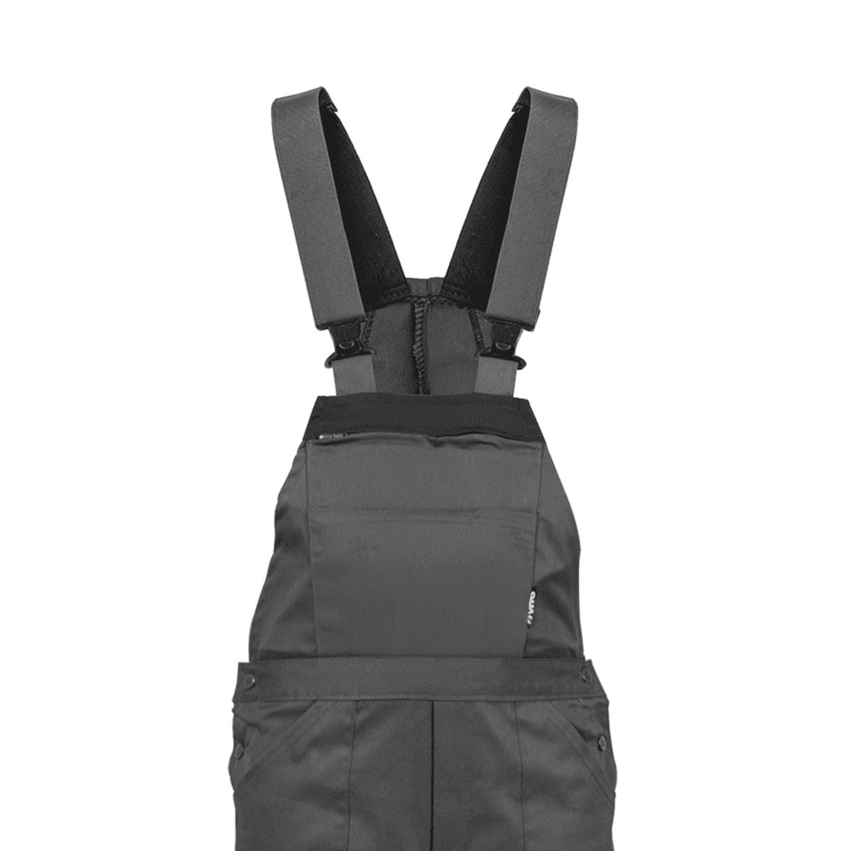 SALOPETTE GRIS/NOIR 65/35 POLY/COTON TAILLE 44