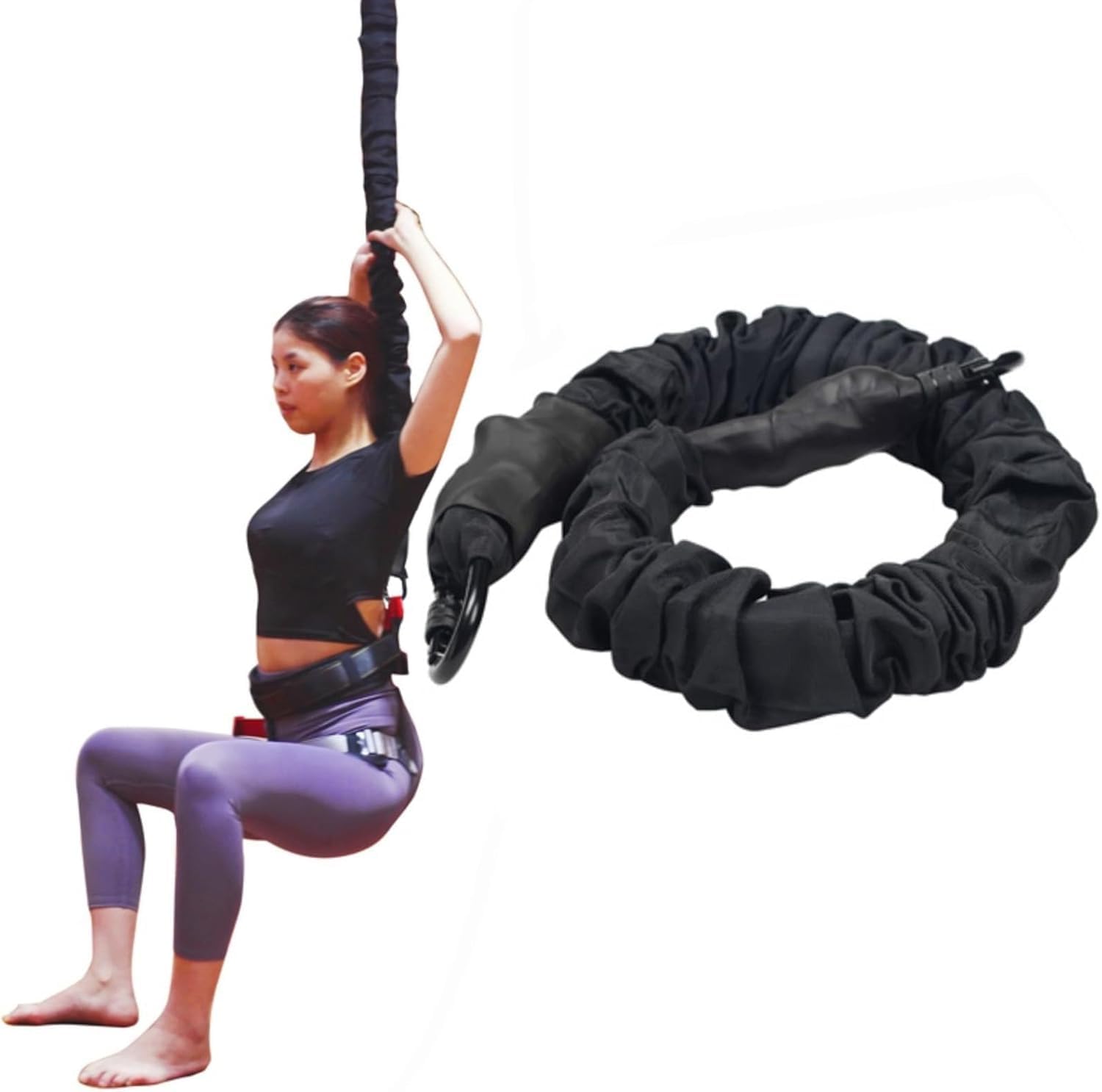 PRIOR FITNESS Bungee Fitness Cord,Heavy Duty Bungee Cord With SGS Certified