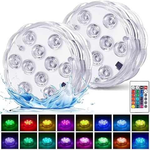 Lumières LED submersibles daphomeu Cover