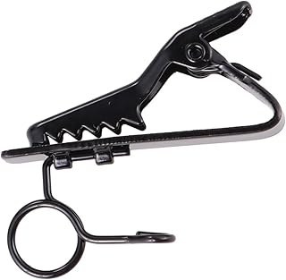 FAVOMOTO 12pcs Mini Mic Wireless Lavalier Microphone Wireless Microphone Lapel Tie Clip Lapel Lavalier Microfono Inalambrico Iron Clip Collar Microphone Clip Iron Clamp Black Wired Suite