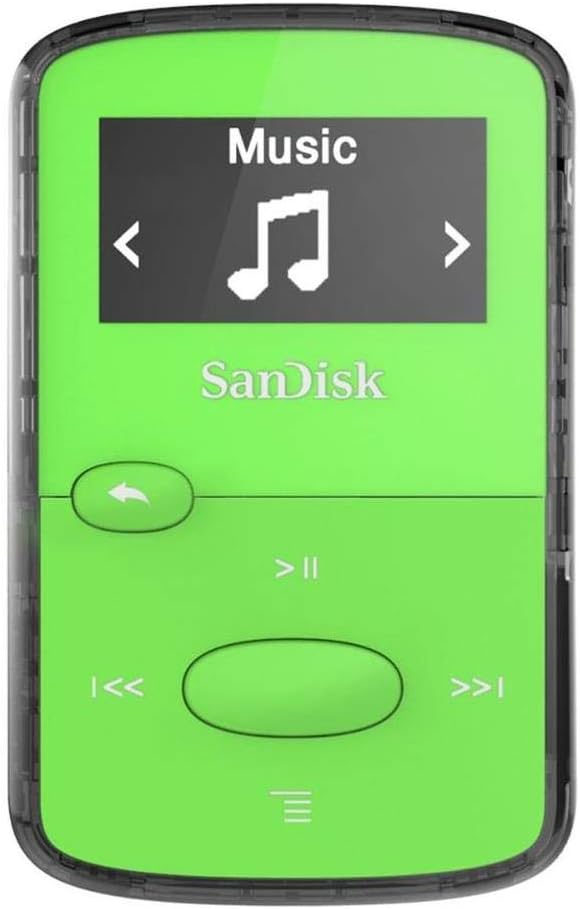 SanDisk 8GB Clip Jam MP3 Player, Pink - microSD card slot an