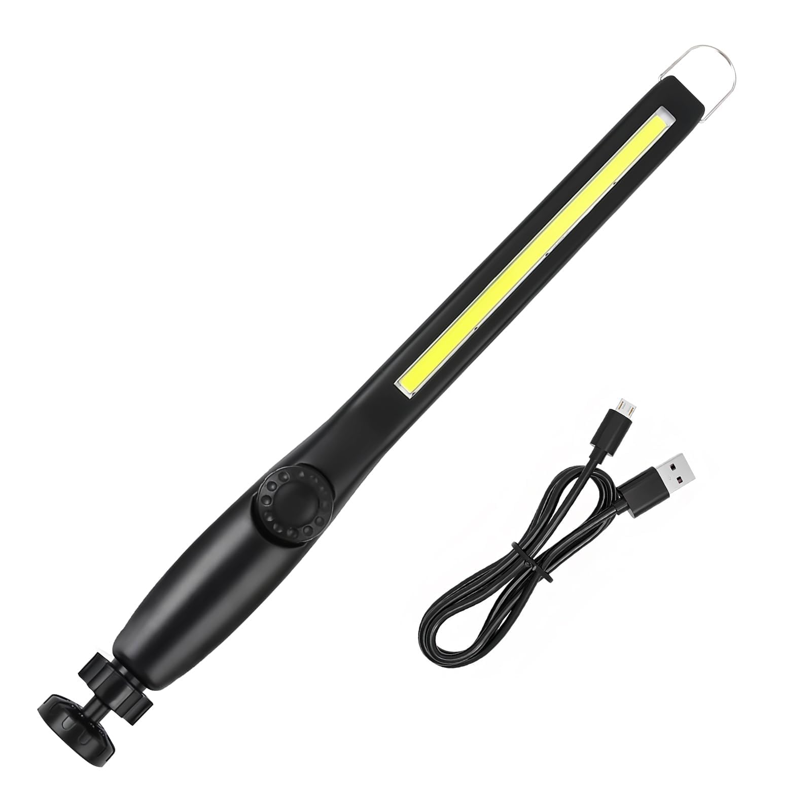 LED Work Light 700 Lumens Inspection Light Rechargeable Magnetic Torch Portable Cordless COB LED Lights for Car Repair,Home,Garage,Workshop and Emergency