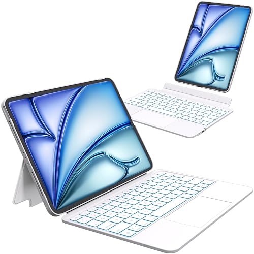 Otuoor キーボードケース iPad Air 11インチ (M3 2025 / M2 2024) 用 マグネット式取り外し可能キーボードケース iPad Pro 11インチ (第4/3/2/第1世代) & iPad Air 第5世代/第4世代用 バック