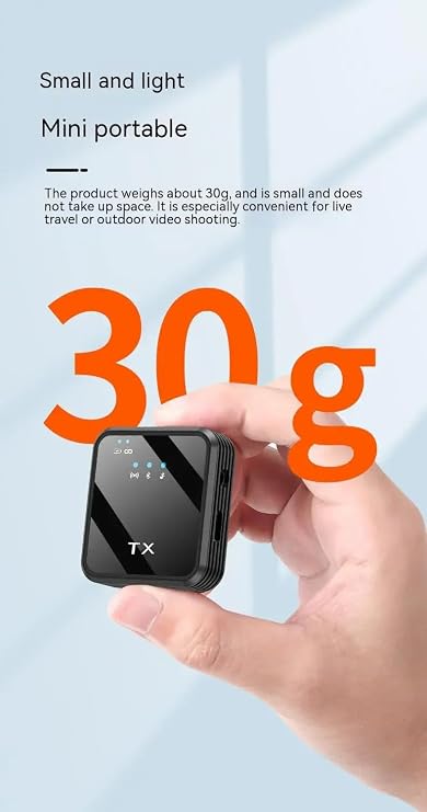 Coverzone Wireless Collar Microphone Dual Microphone Compatible with iPhone 15 16 17 TYPE-C Port Phone PC Tablet Video Recording Interview Live Broadcast Vlog Wireless Microphone | 1027