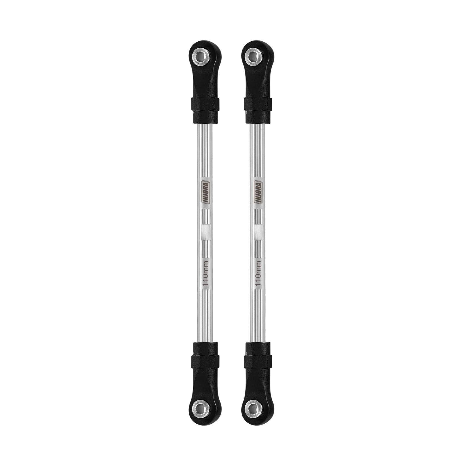 INJORA Stainless Steel Builders Links with Rod Ends for TRX4 SCX10 1/10 RC Crawler Car
