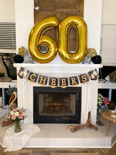 Image of 6 Balloon Numbers Birthday Decorations, 40In Gold Balloons for Men Women | Eye-catching Appearance, Perfect Decorative Centerpieces, Convenient Self-sealing Structure, Widely for Various Occasions