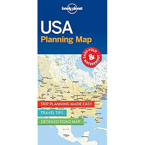 Lonely Planet USA Planning Map 1 Cover