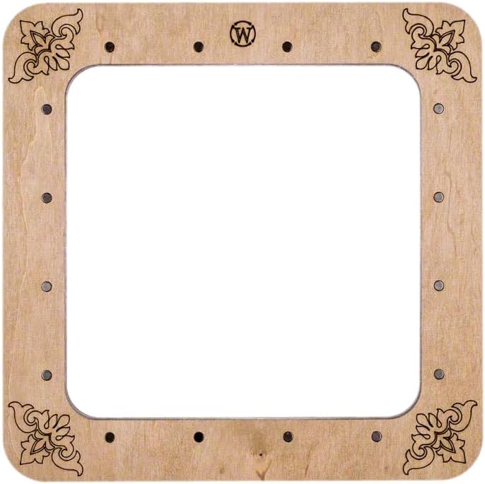 Wizardi Magnetic Embroidery Hoops FLMP-001 (14*14 cm Inner Size) Wonderland Crafts