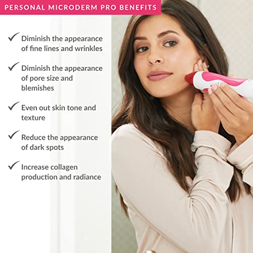 Pmd Personal Microderm Pro - At-Home Microdermabrasion Machine With Kit For Face & Body - Exfoliating Crystals And Vacuum Suction For Fresh And Radiant Skin - High & Low Speed Options #TOP1