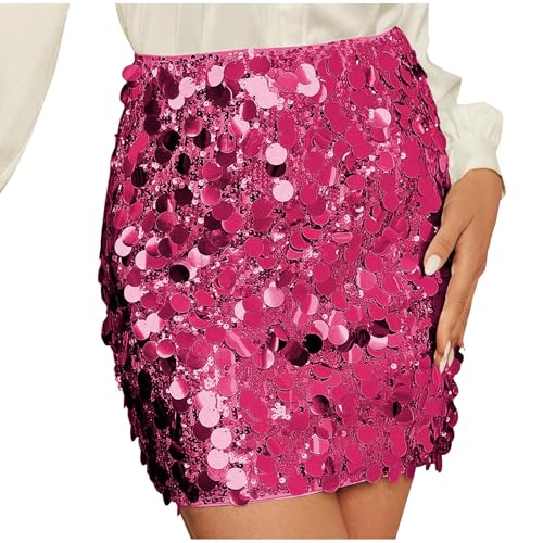 Lápis feminino Mini Petite Tight Sequin Sparkle High Cut Glitter Plain Skort feminino 2025 Y2K, P-32