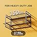Power Tool Organizer Wall Mount - Heavy Duty Garage Storage Rack for Drills, Cordless Tools, and Hand Tools - Workshop, Shed, Pegboard or Basement (3 Tier 4 Drill Holders, 16 Inch)