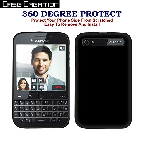 Image of Case Creation Back Cover For BlackBerry Q20 ( TPU|Carbon Black )