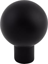 Barrington Brookline Round Knob Finish: Flat Black
