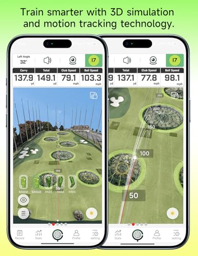 Portable Golf Launch Monitor 13+ Metrics