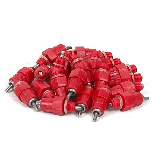 GBSTORE Automatic Chicken Water Nipple Drinker Feeders Poultry Hen Screw Style (25 Pcs)