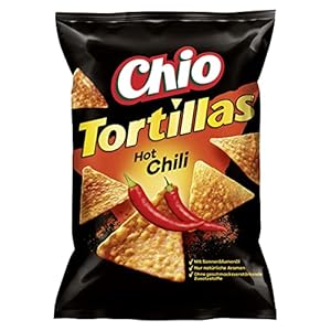 Chio Tortilla Chips Hot Chili, 10er Pack (10 x 125 g)