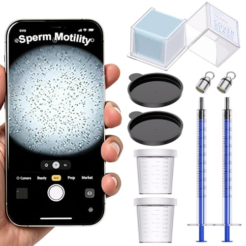 Sperm Magnifying Glass Suitable for Semen Observation Male Fertility Observation Home Sperm Testing Can be Used 100 Times Quick Result