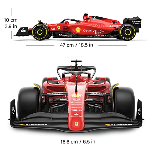 Voltz Toys Authentic 1:12 Scale Licensed Ferrari F1 75 Remote Control Car - Super Racing Collection For Kids And Adults - 2.4Ghz Rc Car For Gift #TOP2