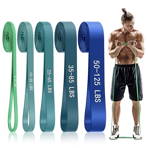 5-Level Latex Resistance Loop Bands with Carry Bag