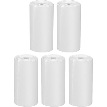 GlobalCrown Thermal Paper for Children Instant Cameras 5 Rolls Refill Printing Paper Thermal Printer Paper White Zero Ink Printing Paper Best Choice for Instant Printing Cameras 5 Rolls