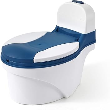 sobebear Potty Training & Step Stools,Potties Orchard Potty Training Toilet Seat Blue with Ladder for Kids, Toddlers, and Baby - Foldable Adapter with Steps and with Padded |Toilet Seat Training Potty Chair |for Toddlers & Kids