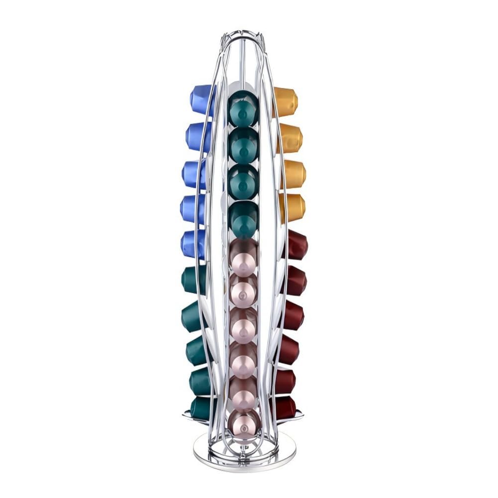Support de dosettes de café watchget pour 40 capsules avec rotation 360
