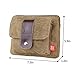 Genda 2Archer Waist Bags for Women Small Canvas Running Fanny Pack Coffee
