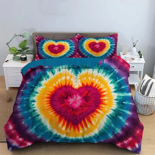 Housse de couette microfibre texture hippie douce et résistante - 2