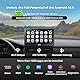 ATOTO P9 9-Zoll-QLED-Tragbares Autoradio, 2+32GB Kabelloses CarPlay & Android Auto, Wi-Fi-Hotspot, USB, Dual Bluetooth, GPS-Tracking, HDMI-Eingang, 4 Audioausgänge, SWC und Auto-Dimming, P909SD