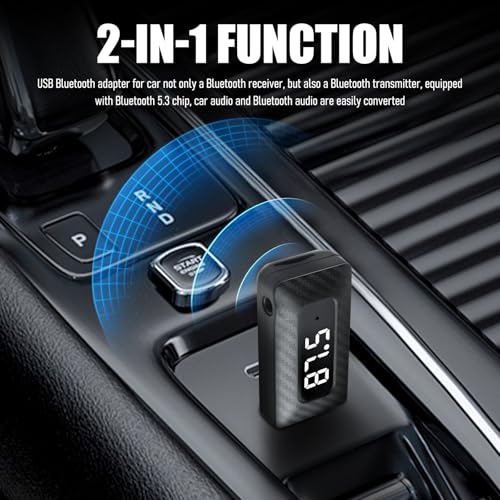 Adaptador USB Bluetooth 5.3 para Radio de Auto miniatura 3