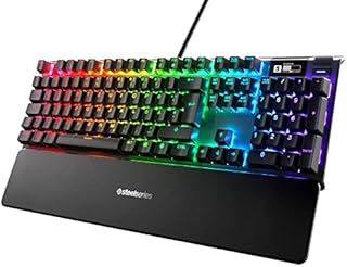 SteelSeries Apex Pro Mini Wireless - Mechanical Gaming Keyboard  Worlds Fastest Keyboard  Adjustable Actuation  Compact 60% Form Factor  Bluetooth 5.0  2.4GHz - English (QWERTY) Layout