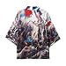 Produktbild CQQO 3D-Ölgemälde Zeichendruck Sieben-Punkte-Hülse Robe Männer Und Frauen Hemd (Color : Color, Size : L)