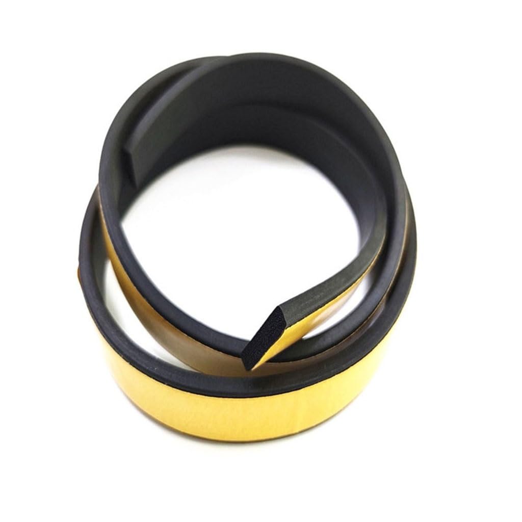 Hcaklozgshi Black 20Mmx4mm Width From 18Mm To 20Mm Self-Adhesive Flat Square Strip Glued Epdm Foaming Sealing Strips Self-Adhesive Epdm Foaming Strips(,Length 1M)