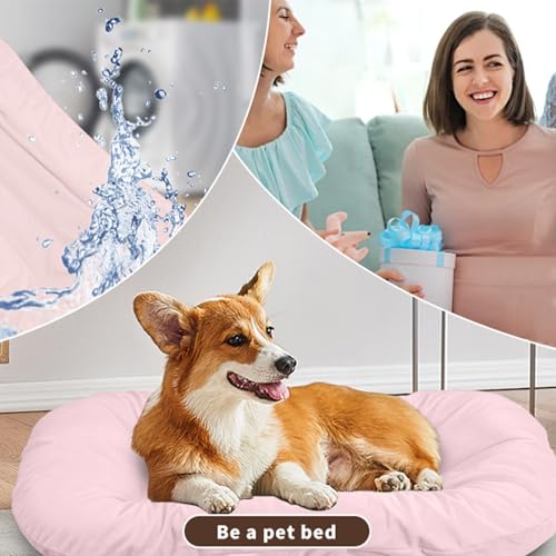 Image of Baby Lounger for Tummy Time,Soft Baby Lounger Play Mat for Newborns,Portable Newborn Babies Essentials Gifts & Floor Cushion,0-12 Months Home Travel(Pink)