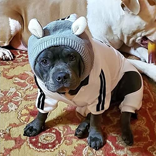 Treonca Quiet Ears for Dogs, Dog Ear Muffs Noise Protection, Pet Christmas Warm Caps Puppy Cat Hat with Ears for Medium… - Image 3